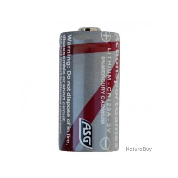 Pile Lithium CR123A 1400 mAh Lithium (ASG)