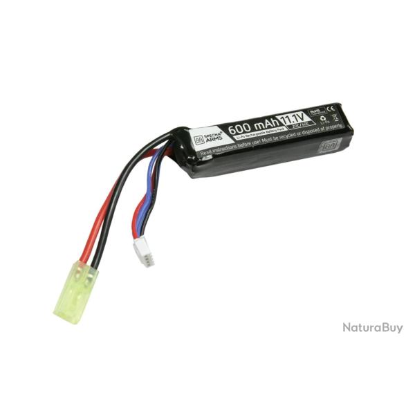 Batterie LiPo 11,1v Stick / PDW 600mAh (Specna Arms)