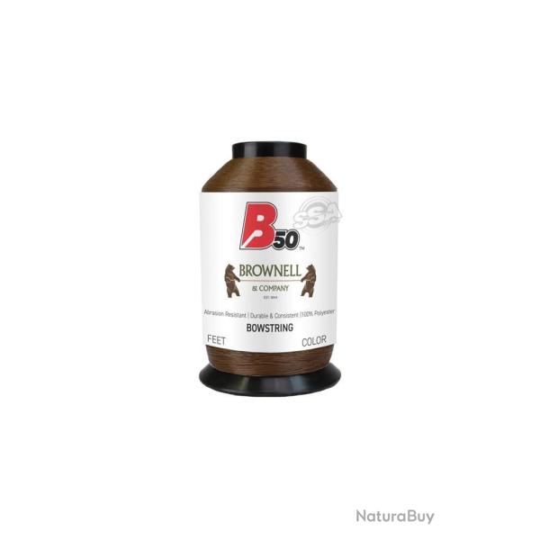 BROWNELL - Dacron B50 Bobine 1/4 Lbs DARK BROWN