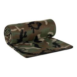 Couverture polaire camouflage