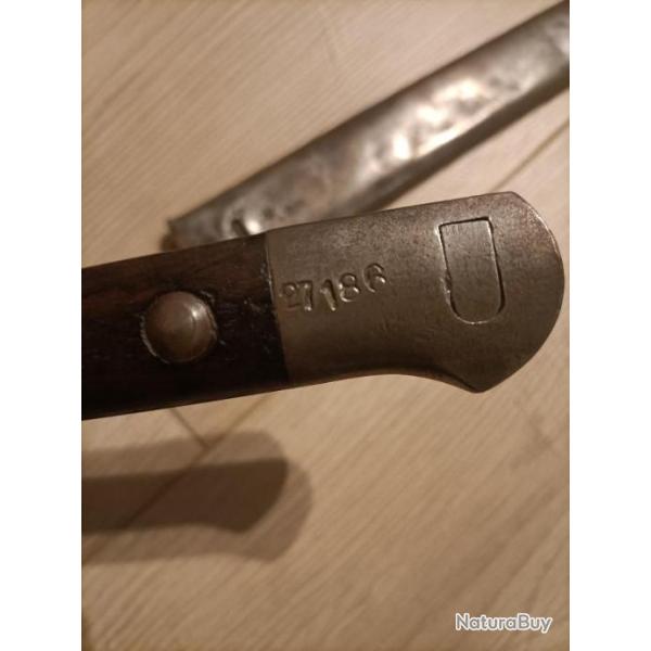 Ba�onnette mauser Turque .