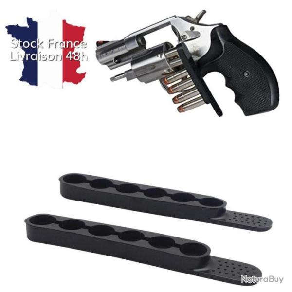 Lot de 2 speed strip pour revolver 38 special et 357 magnum - Envoi rapide depuis la France