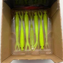 Leurre souple de pêche slick finesse Fox rage chartreuse ayu