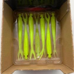 Leurre souple de p&ecirc;che slick finesse Fox rage chartreuse ayu