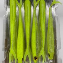 Leurre souple de p&ecirc;che slick finesse Fox rage chartreuse ayu 20 cm