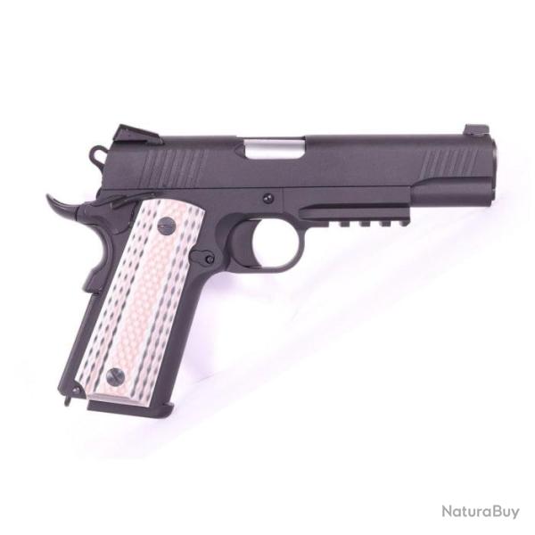 Pistolet WE M45A1 Gaz Cal. 6mm - Noir