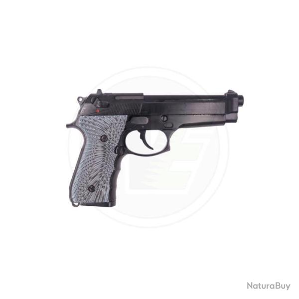 Pistolet WE M92 Eagle semi/full auto Gaz Cal. 6mm - Noir