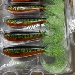 Leurre souple de pêche pro grub Fox rage pike 12cm