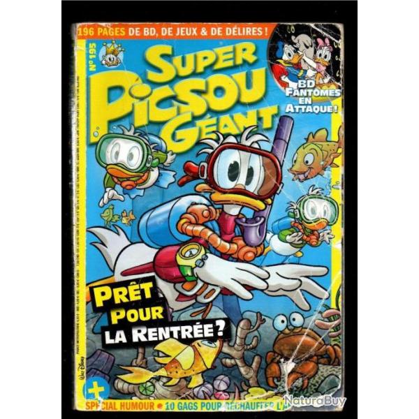 super picsou gant lot de 4 livres dont numro spcial walt disney