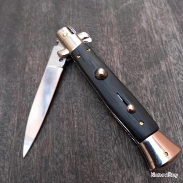 Couteau AUTOMATIQUE Manche en �B�NE