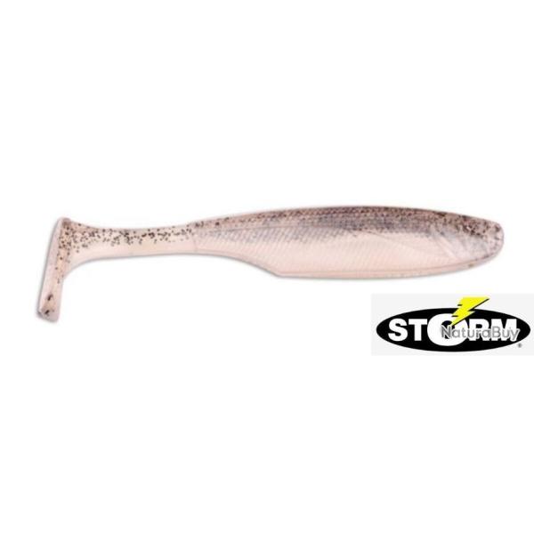 Leurre souple Storm So-Run Superu Shad 4" Bulk Pearl Shad par 2