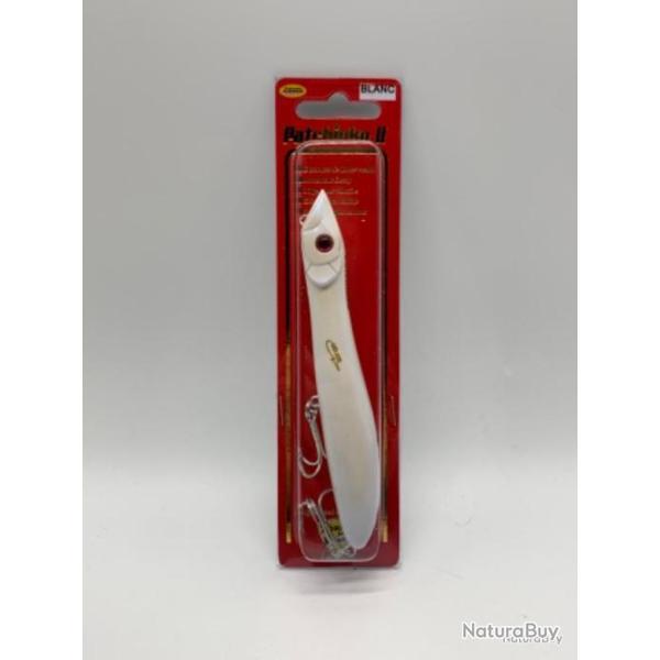 Leurre dur de p�che patchinko II blanc ultimate fisher 14cm