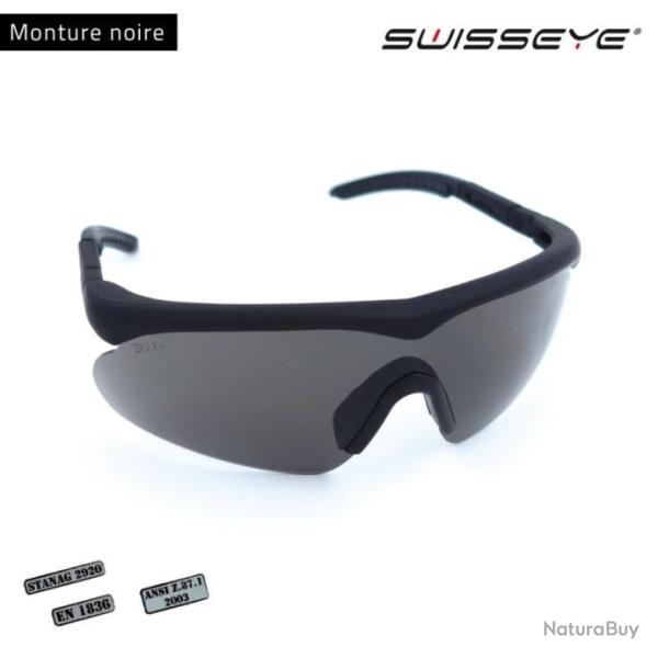 Lunette balistiques raptor swisseye noir