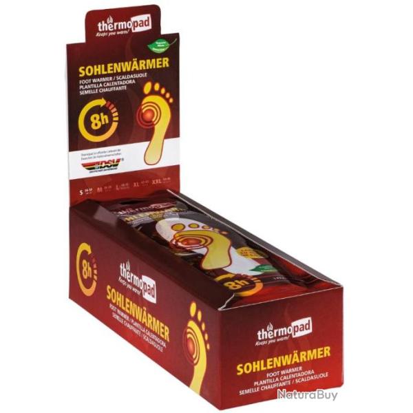 SEMELLES CHAUFFANTES JETABLES THERMOPAD TS X10
