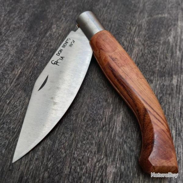Joli Couteau DON BENITO INOX Manche en Bois