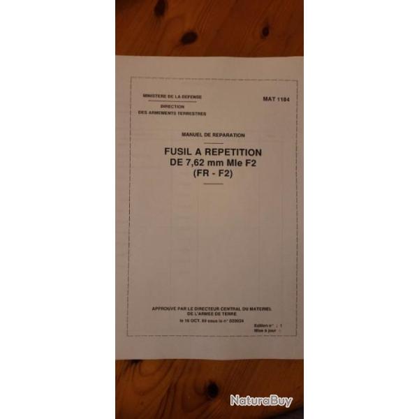Manuel de rparation du FRF2 MAT 1184  en pdf 1 re dition de 1989