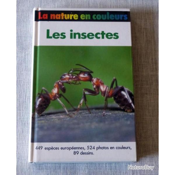 Livre : les insectes - la nature en couleur
