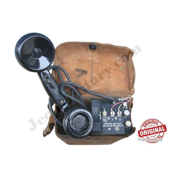 Tlphone EE-8 A campagne combin KELLOGG Signal Corps US WW2 JEEP Willys Dodge Wc Gmc EE8