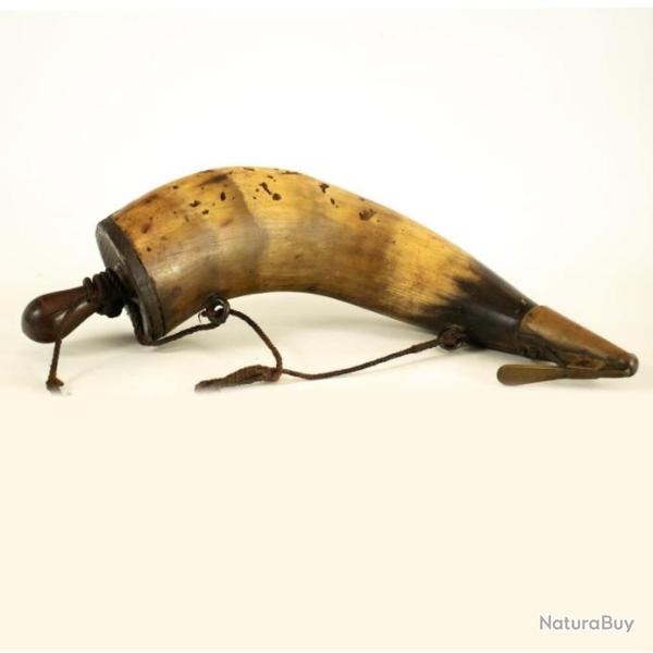 Grande corne � poudre d'artillerie fran�aise - fin XVIII, d�but XIX si�cle