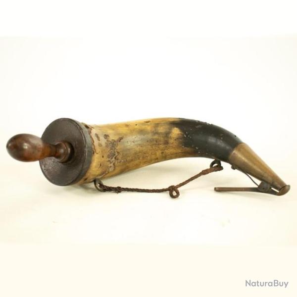 Grande corne � poudre d'artillerie - fin XVIII, d�but XIX si�cle