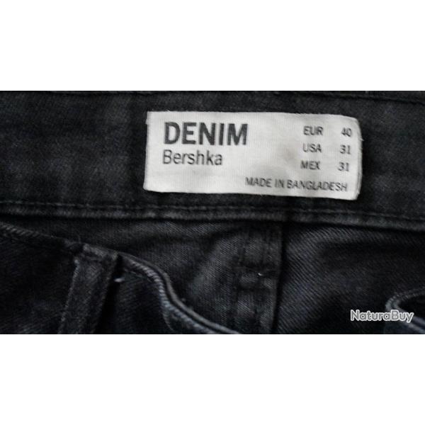 Pantalon Jean Noir - Taille 40