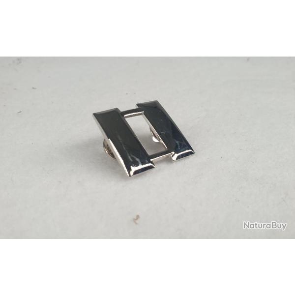 Insigne de grade m�tallique US Capitaine