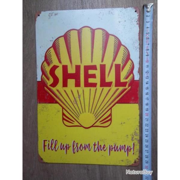 plaque vintage collection r��dition publicit� SHELL