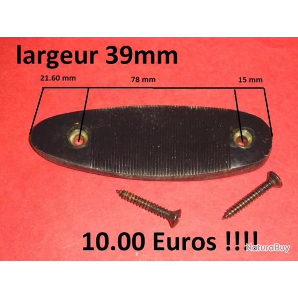 plaque de couche de crosse + 2 vis - VENDU PAR JEPERCUTE (SZ242)