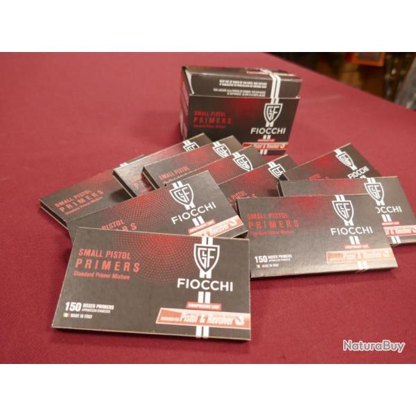 Amorces Fiocchi Small Pistol pack de 1500