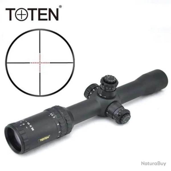 TOTEN Lunette de Vise 2.5-10x32DL Rticule Lumineux paiement en 3 ou 4 fois - LIVRAISON GRATUITE !!