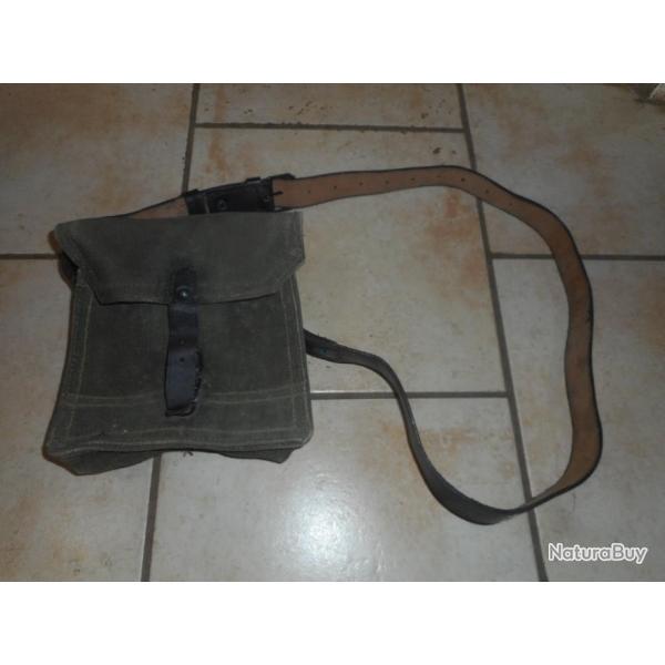 porte chargeur FM 24/29 toile et cuir arm�e fran�aise N�2