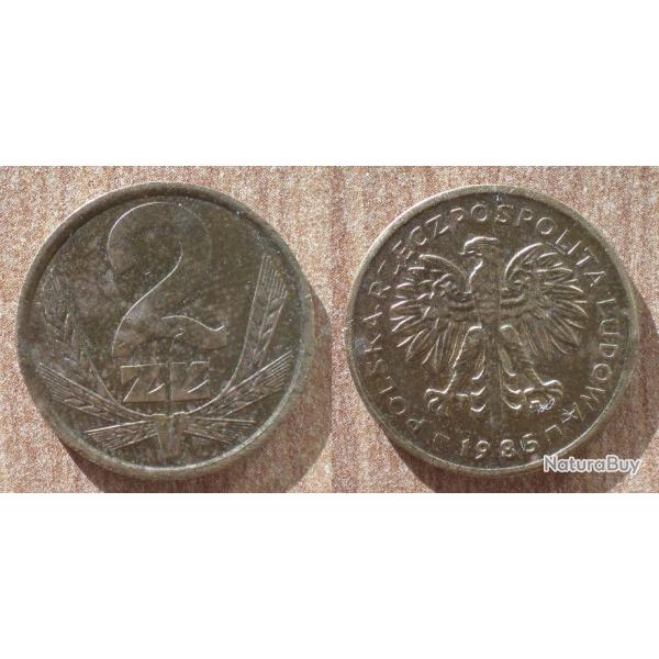 Pologne 2 Zlotych 1985 Piece Poland