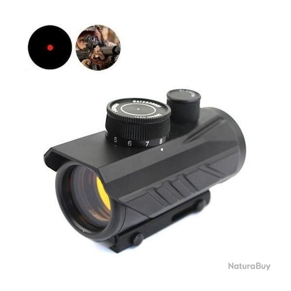 Lunette de vis�e Tactique � Point Rouge Chasse Optique holographique 1x30mm  Rail 11mm / 20mm
