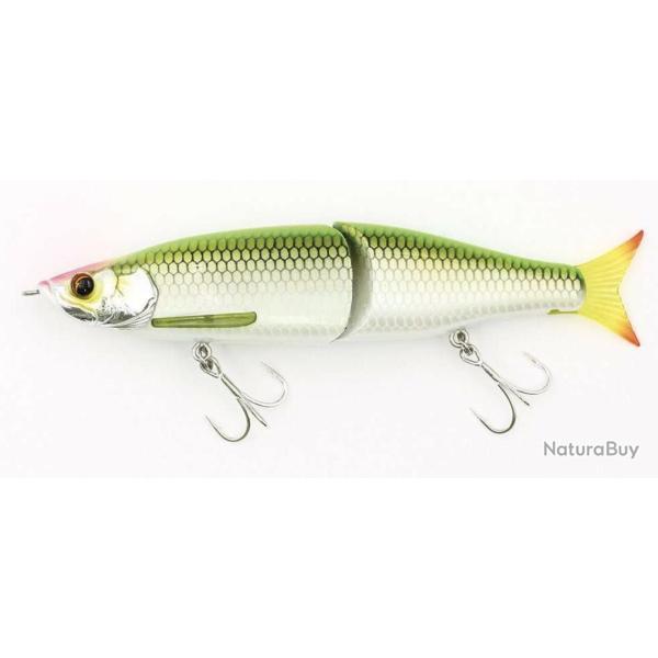 Poisson Nageur Trefle Creation Mirage JT S 12,8cm 28g 12,8cm Pearl Chartreuse (PCT)
