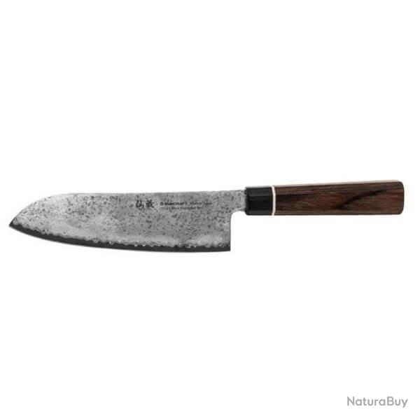 SUN.BD04 Couteau japonais Santoku Suncraft Senzo Damas