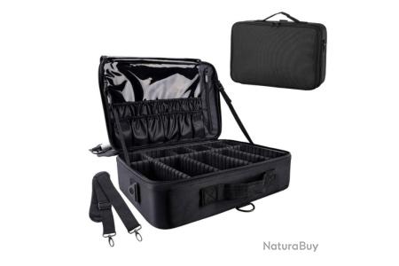 Generisch Sac De Poitrine De Chasse/pêche – Tissu Oxford Imperméable, Grand Rangement – Pour Rando, Camping, Voyage – Noir