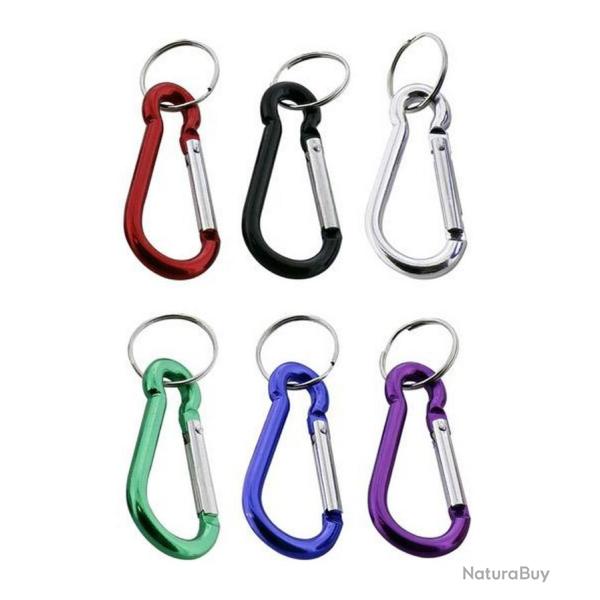 Lot de 12 mousquetons