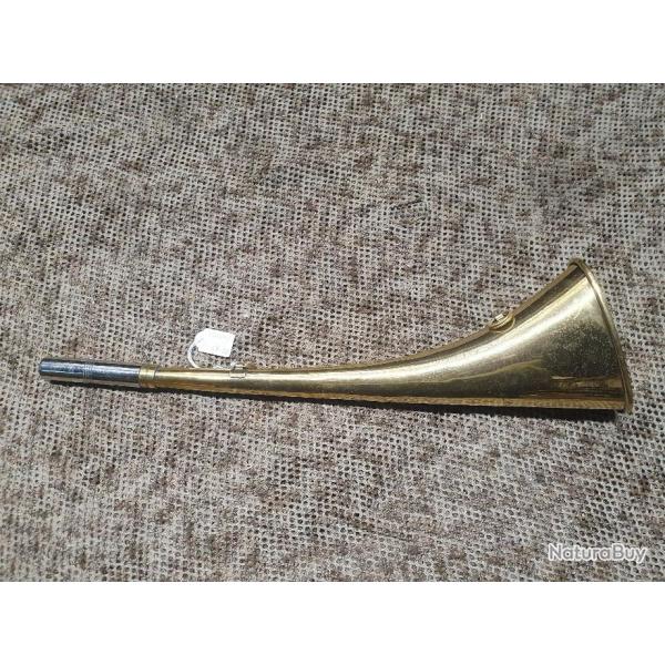 promoltion : corne d'appel plate de 40 cm en laiton