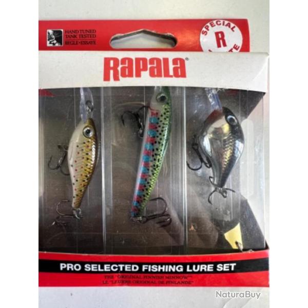 Lot 3 leurres  dur RAPALA