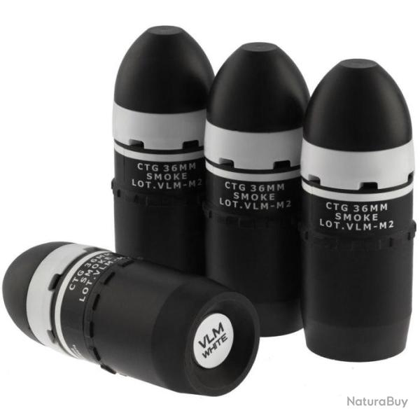 Pack 10 projectiles Taginn Europe Velum MK2 Fumi - Blanc