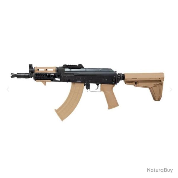 R�plique longue Bolt AK74 U Tactical Cal.6 mm Tan - Tan