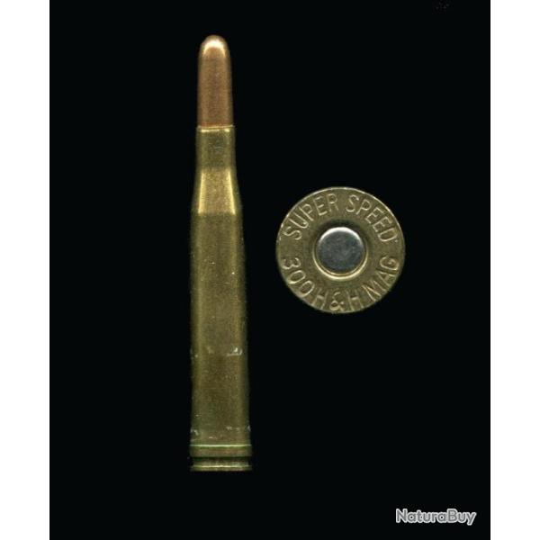 .300 H&H Magnum - SUPER SPEED - balle cuivre pointe arrondie