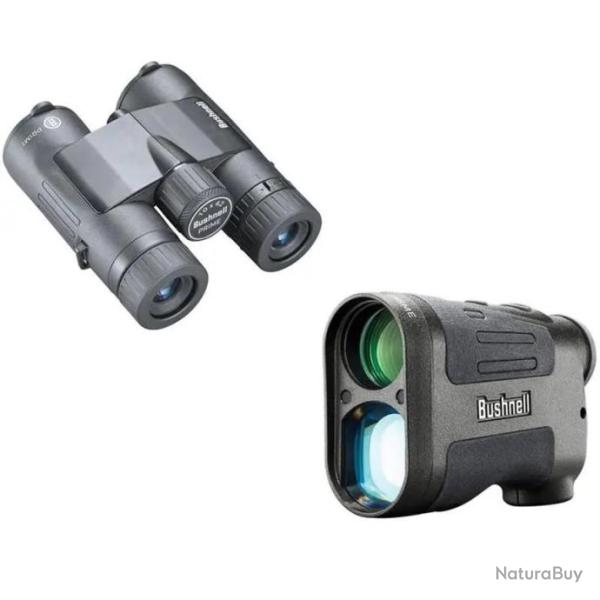 Pack Telemetre Jumelle Prime Bushnell Telemetre 1300 + Jumelles 10X42 EXCLUSIF