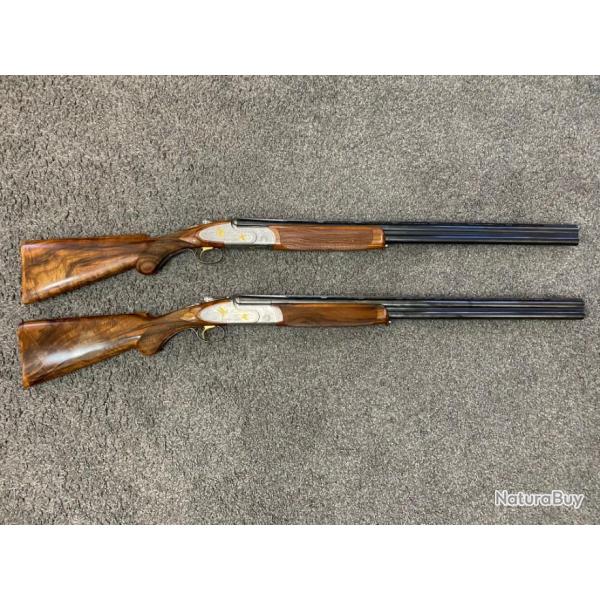 Paire de fusils RIZZINI Artemis de Luxe Calibre 12/76 Canons 71 cm