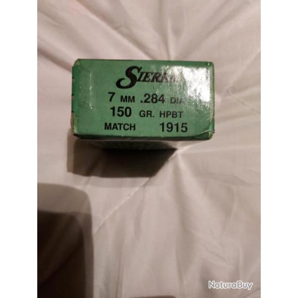 Ogives Sierra 150gr hpbt