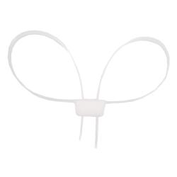 Lot de 10 Menottes Plastiques Blanches