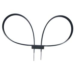 Lot de 10 Menottes Plastiques - Noir