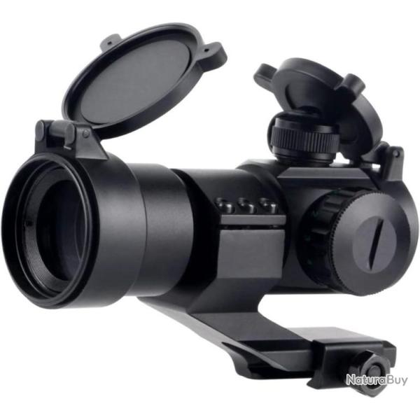 Lunette de vis�e Tactique � Point Vert Rouge 4MOA 1x32 Picatinny Cantilever Gun Sopes pour Chasse