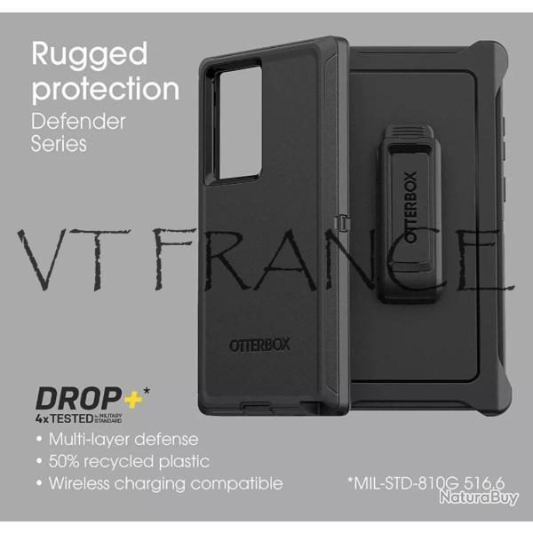 Coque AntiChoc OTTERBOX Defender Serie pour Samsung, Couleur: Au Choix, Smartphone: Galaxy S24 Plus