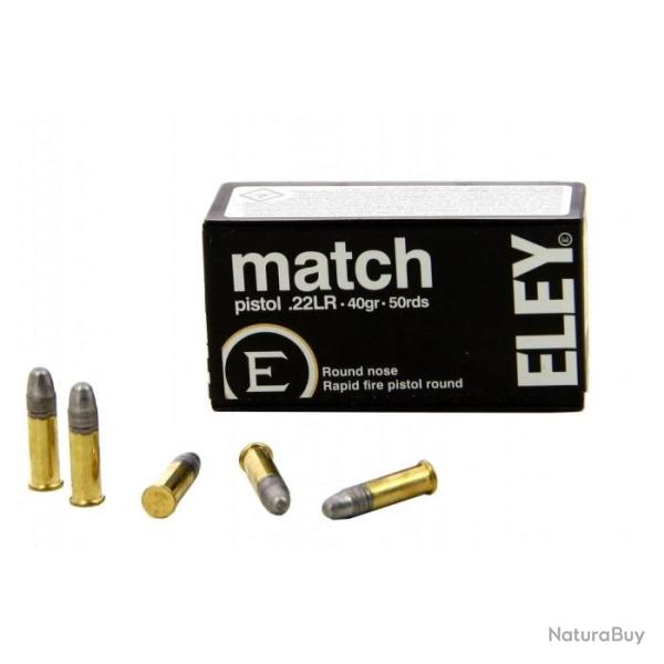 Munitions Eley Match Pistol - Cal 22 LR - 40 / 1